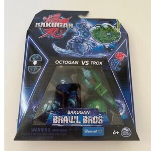 Bakugan Brawl Bros Generation 3 Octogan Vs Trox‎ New Collectible Gift Robot